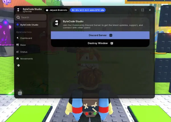 +1 Jetpack for Brainrots | Bytecode Studio