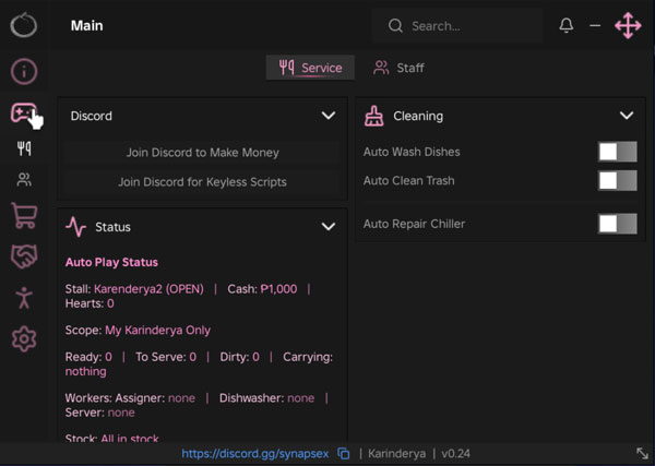 Ouroboros Hub No Key Karinderya Script Auto Play