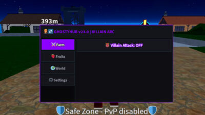 Blox Fruits Script GHOSTYHUB v23.0 Villain ARC No Key