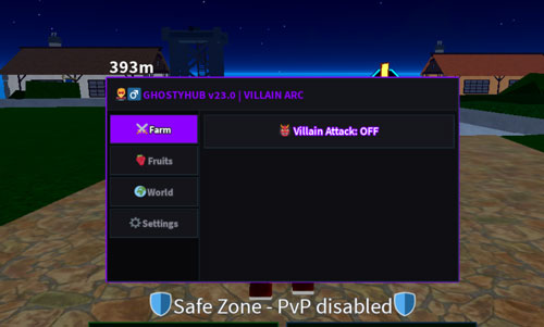 Blox Fruits Script GHOSTYHUB v23.0 Villain ARC No Key