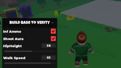 Build Base to Survive VERITY Script Tora IsMe [No Key] – Inf Ammo, Shoot Aura, HIP Height, Walk Speed