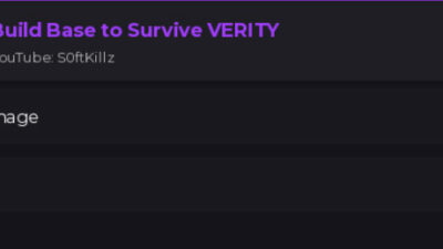 Build Base to Survive VERITY Script -S0ftKillz [No Key] – No Damage, Kill Aura
