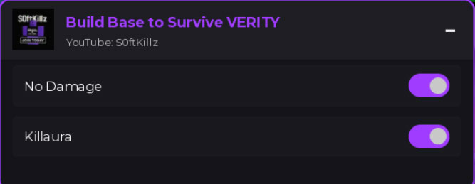 Build Base to Survive VERITY Script -S0ftKillz [No Key] – No Damage, Kill Aura