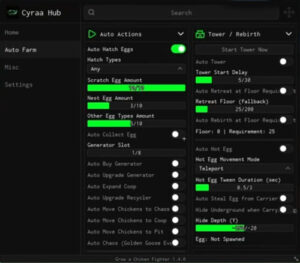 Grow a Chicken Fighter | Cyraa Hub [No Key] | Auto Farm, Auto Hatch Eggs, Auto Collect Eggs, WalkSpeed