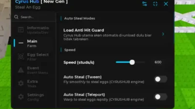 Steal an Egg Script – Cyrus Hub [No Key] Dr Scramble Event, Anti Hit Guard, Anti Trap