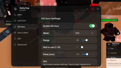 Titans Ultra Boss Rush Script DeHa Dop Hub [No Key] – Kill Aura, Auto Collect Range, Jump Power