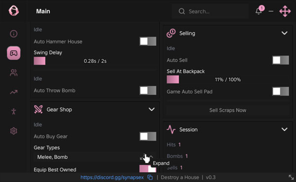 Destroy a House Script Ouroboros Hub [No Key] – Auto Hammer House