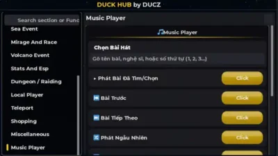 Blox Fruits Scripts Roblox No Key – DUCK HUB – Fast Auto Farm + Magnet Token Farm & More (Update 30)