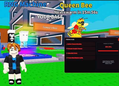 Steal a Brainrot Script | FRENX HUB | RNG Machine Luck, Auto Spin