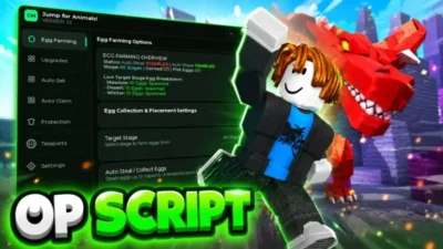 Jump for Animals OP Script – Auto Steal Egg, Auto Upgrade, Auto Buy, Auto Squat