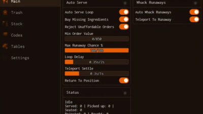 Karinderya Script Nyxen Hub No Key, Auto Serve Loop, Buy Missing Ingredients