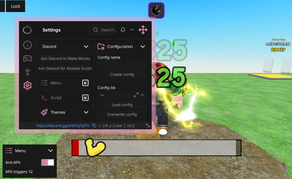 Lift a Cube Script Ouroboros Hub No Key Auto Lift Cube