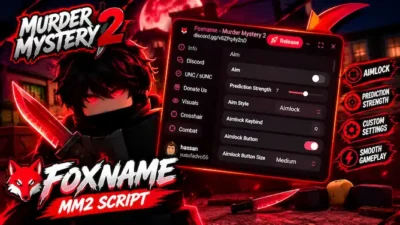 Murder Mystery 2 Script Foxname Hub [No Key] – Aim, Auto Shoot