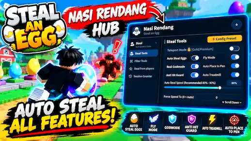Nasi Rendang Hub Script for Steal an Egg – Auto Steal Eggs