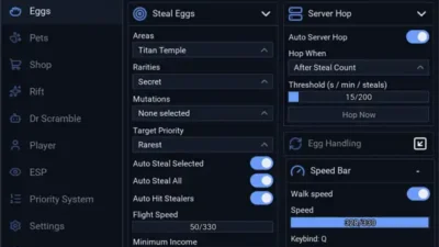 STEAL AN EGG SCRIPT 2026 | KEYLESS | AUTO STEAL | AUTO DRONES | GODMODE – PulseHub