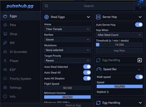 STEAL AN EGG SCRIPT 2026 | KEYLESS | AUTO STEAL | AUTO DRONES | GODMODE – PulseHub