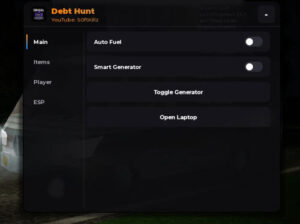 [REVERT] Debt Hunt Script | S0ftKillz | Auto Fuel, Auto Loot, Monster ESP