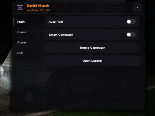 [REVERT] Debt Hunt Script | S0ftKillz | Auto Fuel, Auto Loot, Monster ESP
