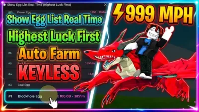 Nemo Hub Ride A Pet Script – Egg List Real Time – Highest Luck First (NO KEY!!)
