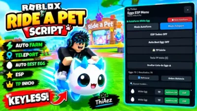 Ride A Pet ThiAez Script – Egg ESP, Auto Best Egg