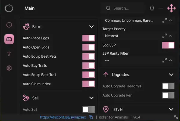 Roller for Animals Script Keyless – Auto Steal Eggs