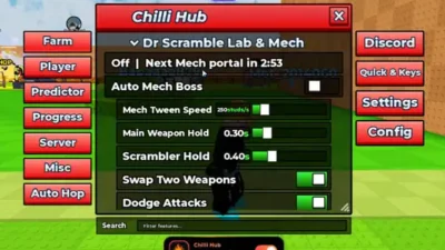 Steal an Egg Script Keyless – Auto Boss Fight (Dr. Scramble Lab & Mech)
