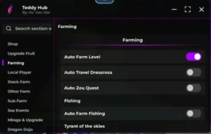 Teddy Hub Blox Fruit Script Keyless – Auto Farm