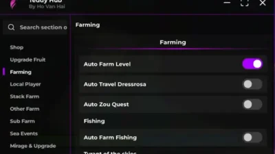Teddy Hub Blox Fruit Script Keyless – Auto Farm