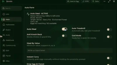 Steal An Egg Script – HALLOW RACE, PUMPKIN BOSS, RACE RALLY, AUTO STEAL