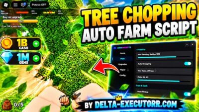 Chop a Forest Keyless Script – Auto Chop, Auto Pickup, Auto Upgrade, Auto Sell – Arise Scripts