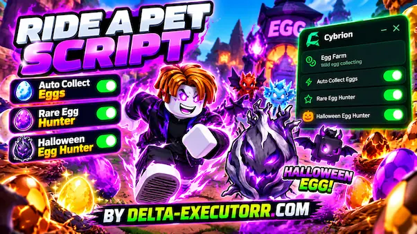 Ride a Pet Script – Halloween Egg, Auto Collect Eggs, Auto Collect