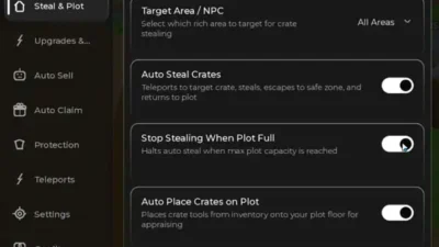 Steal From The Rich Script – Auto Steal Crates from the rich areas, Auto Place Crate onto Plot – CM Hub