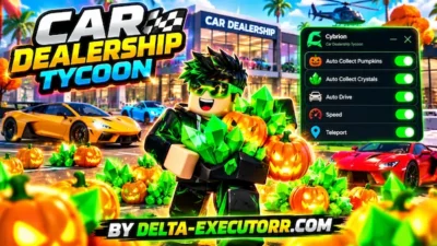 Car Dealership Tycoon Script – Collect Pumpkins, Collect Crystals, Auto Drive