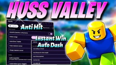 Huss Valley Script – Auto Farm, Auto Doge, Auto Win Antihit, Knife expander, Autofarm