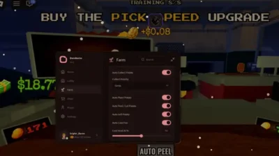 Peel THE Potato Script No Key – Auto Collect potato, Auto Place Potato, Auto Peel/ Cut
