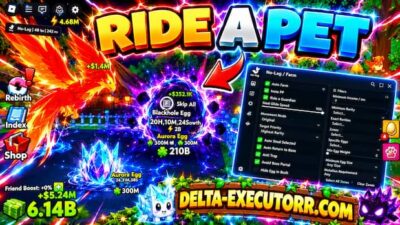 Ride a Pet Script – Auto Farm, Auto Hatch, Auto Place [No Key]