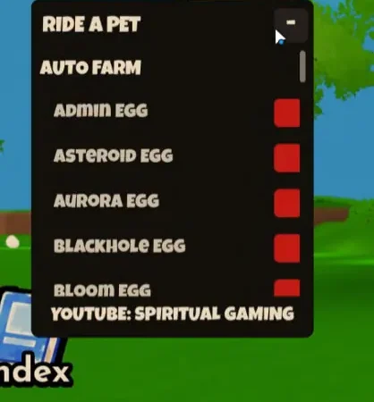 Ride a Pet Script – Auto Farm, Admin Egg Black hole Egg Aurora, Collect cash, Auto place, Auto Hatch – Spiritual Gaming