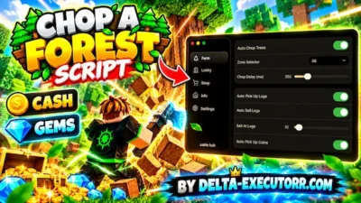 Chop a Forest Script Sable hub | Auto Chop Trees Zone Selector Chop Delay (ms) Au