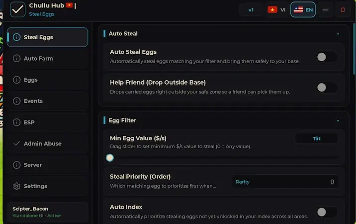 Steal an Egg Script AUTO STEAL + ADMIN ABUSE + Halloween Update