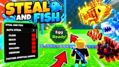 Steal and Fish Script – Auto Steal Any Zone, Auto Sell