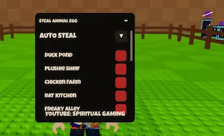 Steal Animal Egg Script – Auto Steal, Auto Hatch – Spiritual Gaming