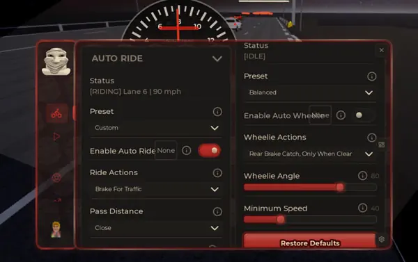 WideOpen Script Barrage – Auto Ride, Auto Garage, Auto Wheelie