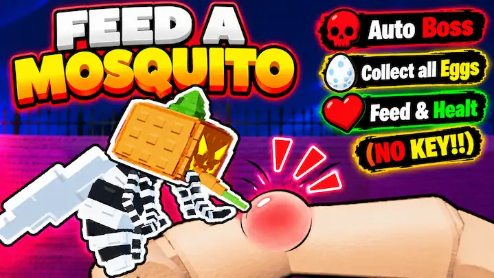 Feed A Mosquito Script – Auto Boss, Collect all Eggs, Feed & Heal (NO KEY!!)
