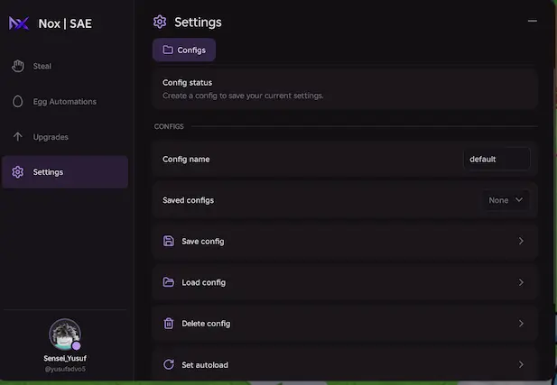Steal an Egg Script No Key – Auto Steal, Auto Treamilll, Pen Status Nox Hub