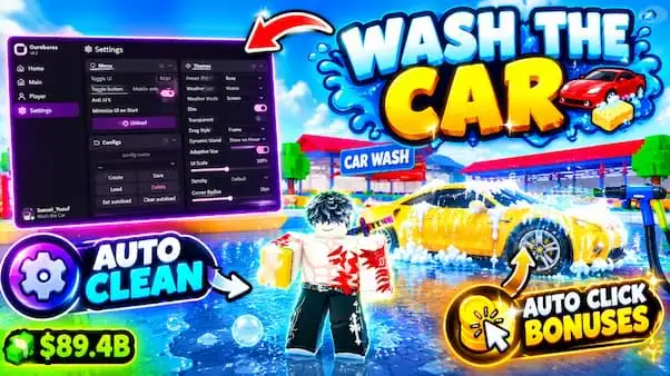 Wash the Car Script No Key – Auto Clean