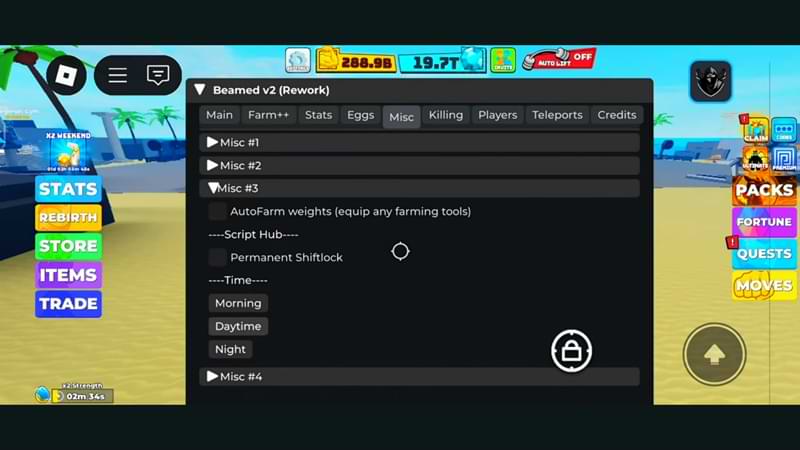 Muscle Legend Script Beamed V2