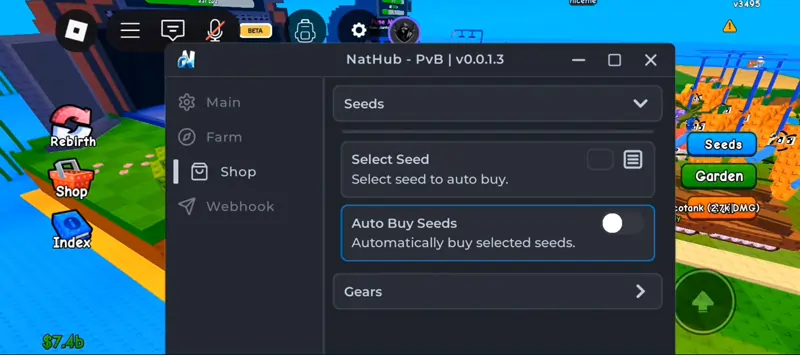 Nat Hub Dupe Script PVB - Duplicate Plant & Brainrots No Key 2025